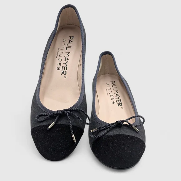 PAUL MAYER - BRAVO Black Ballet Flats_W Size 7 - Picture 3 of 13